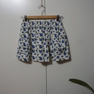 Adorable Blue Floral skirt